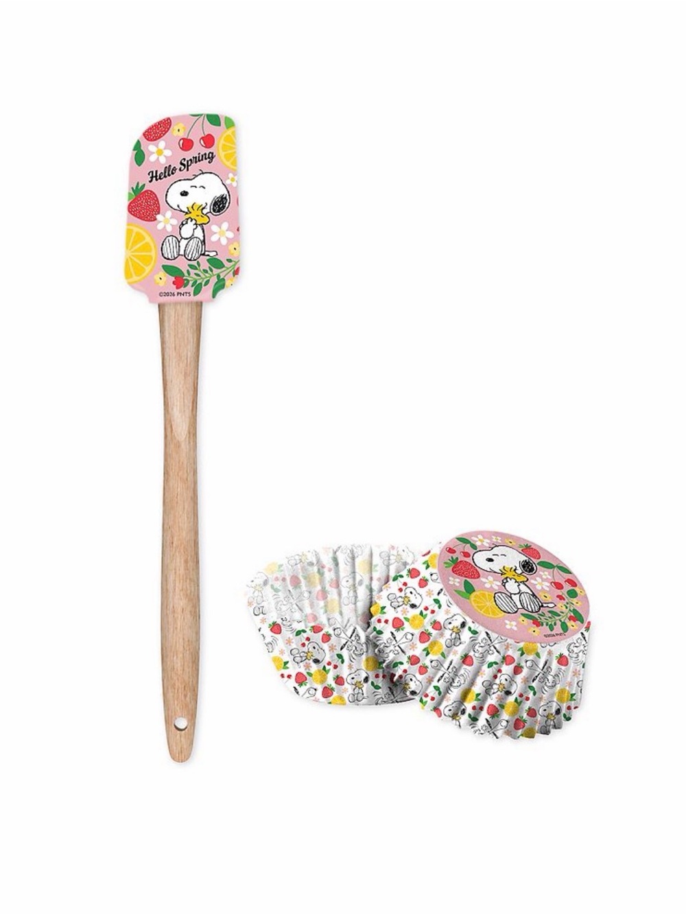Peanuts Pink & Green Snoopy Baking Tool Set